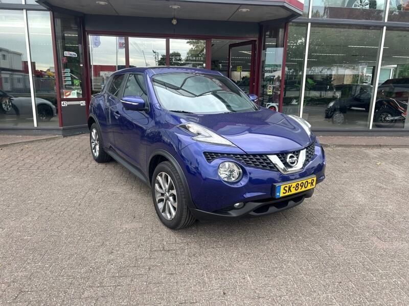 Blauw Gebruikt 2014 Nissan Juke Acenta SUV | € 6.900 (Eerlijke prijs) - Afbeelding 1/4