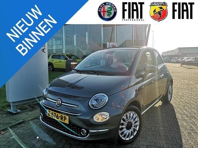 Grijs Gebruikt 2020 Fiat 500 Lounge Hatchback | € 12.450 (Eerlijke prijs) - Afbeelding 1/4