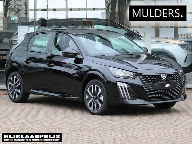 Zwart Nieuw 2025 Peugeot 208 Style Hatchback | € 24.990 (Super prijs) - Afbeelding 1/3