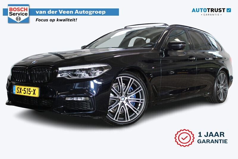 Zwart Gebruikt 2018 BMW 530 Executive Stationwagen | € 29.450 (Duur) - Afbeelding 1/4