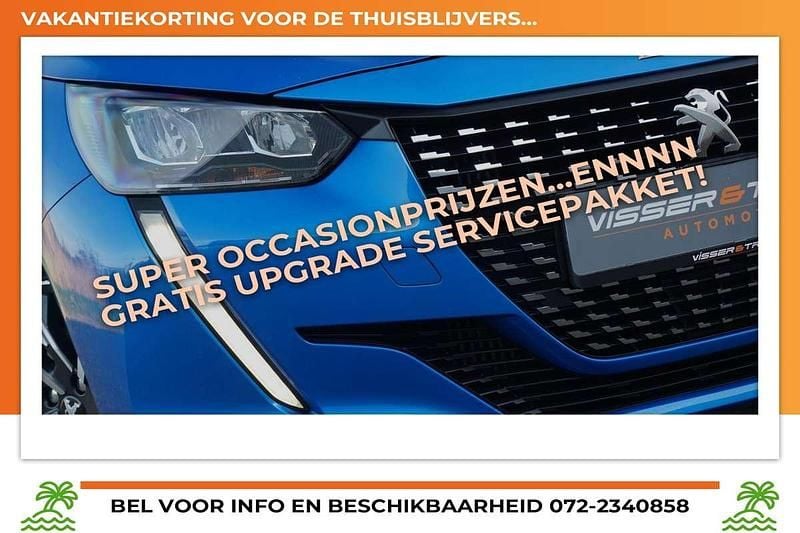 Blauw, metallic lak Gebruikt 2021 Peugeot 208 Allure Hatchback | € 11.925 (Super prijs) - Afbeelding 1/4
