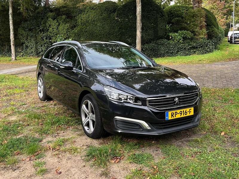 Grijs Gebruikt 2018 Peugeot 508 Active Stationwagen | € 13.000 (Super prijs) - Afbeelding 1/4