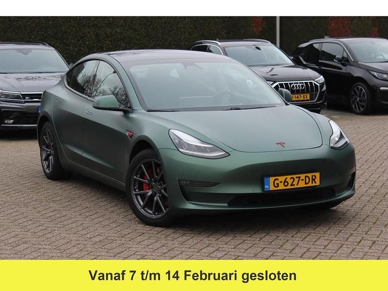 Grijs (metallic) Occasion 2019 Tesla Model 3 Long Range AWD Sedan | € 20.550 (Eerlijke prijs) - Afbeelding 1/4