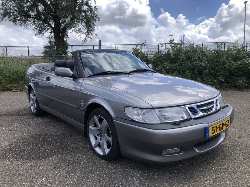 Grijs Gebruikt 2001 Saab 9-3 Cabriolet Aero Cabriolet | € 8.750 - Afbeelding 1/4
