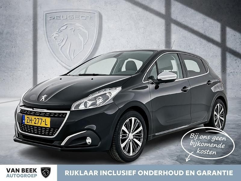 Zwart Gebruikt 2019 Peugeot 208 Allure Hatchback | € 12.650 (Eerlijke prijs) - Afbeelding 1/4