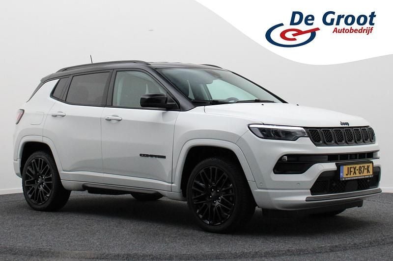 Wit Gebruikt 2022 Jeep Compass SUV | € 25.950 (Eerlijke prijs) - Afbeelding 1/4
