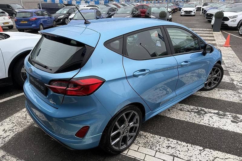 Occasion Ford Fiesta ST-Line 125 PK (91 kW) 2022 Blauw Hatchback