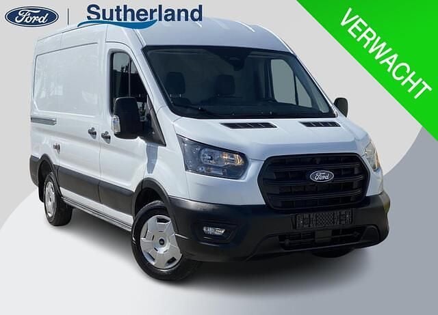 Wit Nieuw 2024 Ford Transit Trend Van | € 27.900 (Super prijs) - Afbeelding 1/4