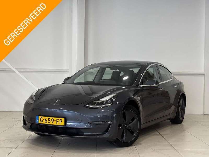 Grijs Gebruikt 2019 Tesla Model 3 Long Range Sedan | € 16.900 (Eerlijke prijs) - Afbeelding 1/4