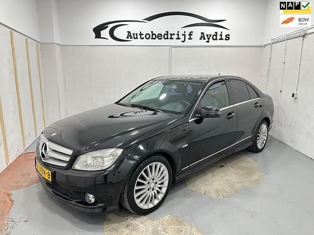 Zwart Gebruikt 2008 Mercedes C180 Avantgarde Sedan | € 3.999 (Goede deal) - Afbeelding 1/4