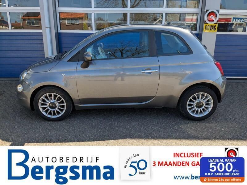 Grijs Gebruikt 2017 Fiat 500 Pop Star Hatchback | € 5.999 (Goede deal) - Afbeelding 1/4