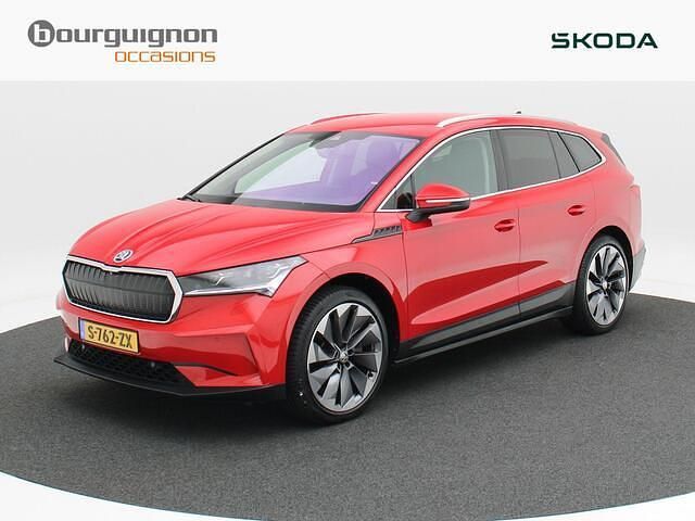 Rood Gebruikt 2022 Skoda Enyaq iV SUV | € 33.850 (Goede deal) - Afbeelding 1/4