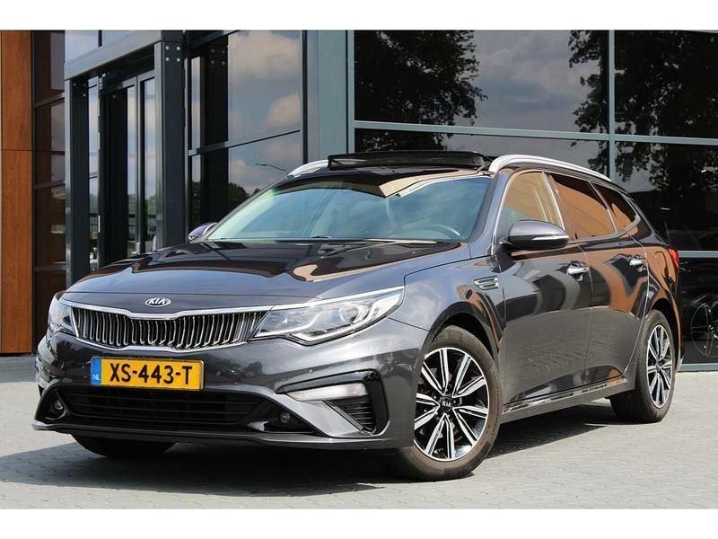Grijs Gebruikt 2019 Kia Optima Stationwagen | € 23.750 (Eerlijke prijs) - Afbeelding 1/4