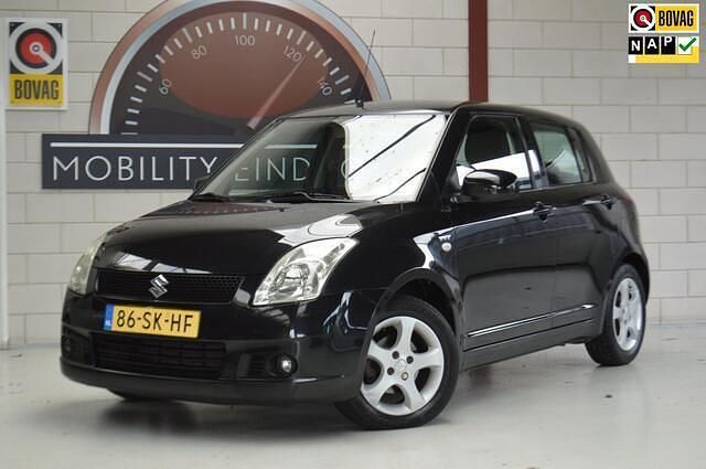 Zwart Gebruikt 2006 Suzuki Swift Exclusive Hatchback | € 3.480 (Eerlijke prijs) - Afbeelding 1/4