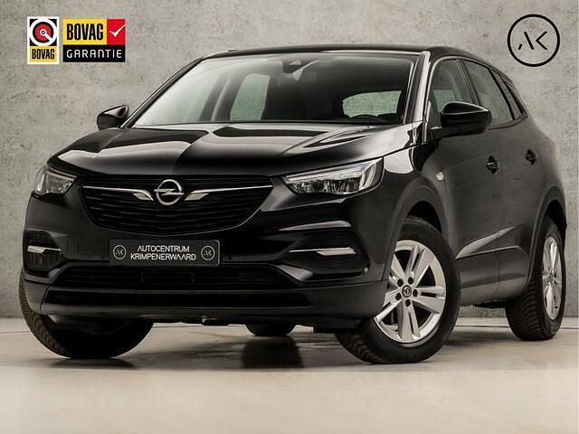 Zwart Gebruikt 2021 Opel Grandland X Elegance SUV | € 19.945 (Super prijs) - Afbeelding 1/4
