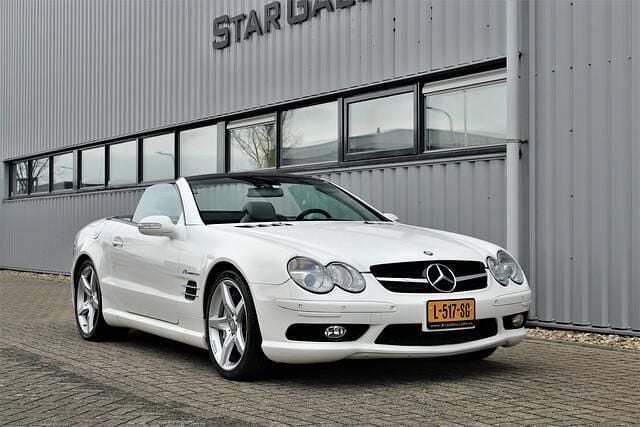 Wit Gebruikt 2003 Mercedes SL55 AMG AMG Cabriolet | € 37.950 (Goede deal) - Afbeelding 1/4