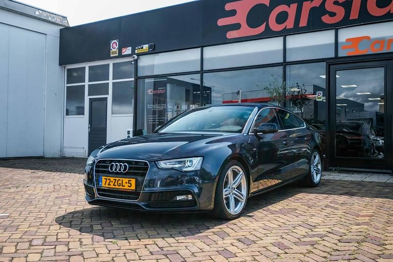 Occasion Audi A5 Sportback S-Line 170 PK (125 kW) 2012 Blauw Hatchback