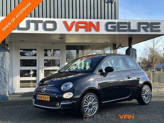 Zwart Gebruikt 2016 Fiat 500 Lounge Hatchback | € 7.999 (Eerlijke prijs) - Afbeelding 1/4