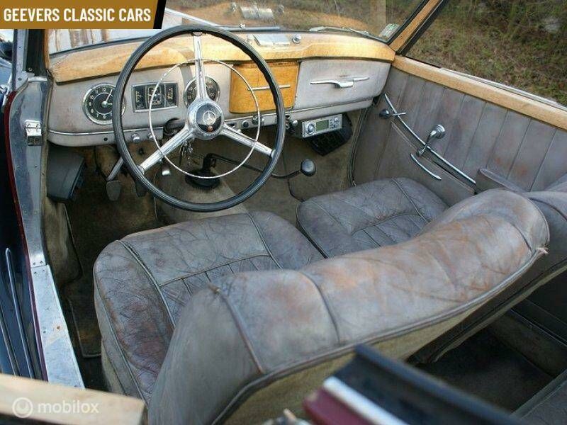 Occasion Mercedes 170 1950 Rood2 tone rood + zwart Cabriolet