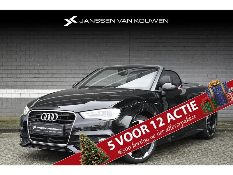 Zwart Gebruikt 2015 Audi A3 Cabriolet Ambition Cabriolet | € 17.800 (Eerlijke prijs) - Afbeelding 1/3