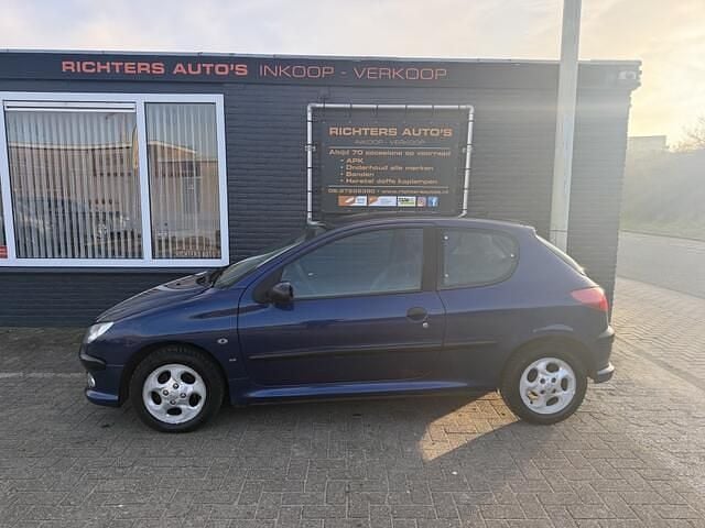 Occasion Peugeot 206 Premium 75 PK (55 kW) 2002 Blauw (metallic) Hatchback