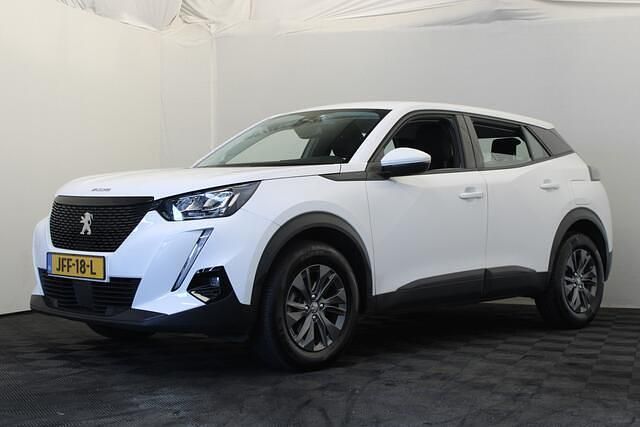 Wit Gebruikt 2021 Peugeot 2008 Active SUV | € 15.999 (Super prijs) - Afbeelding 1/4