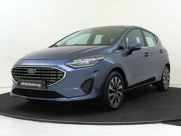 Occasion Ford Fiesta Titanium 125 PK (91 kW) 2023 Blauw Hatchback
