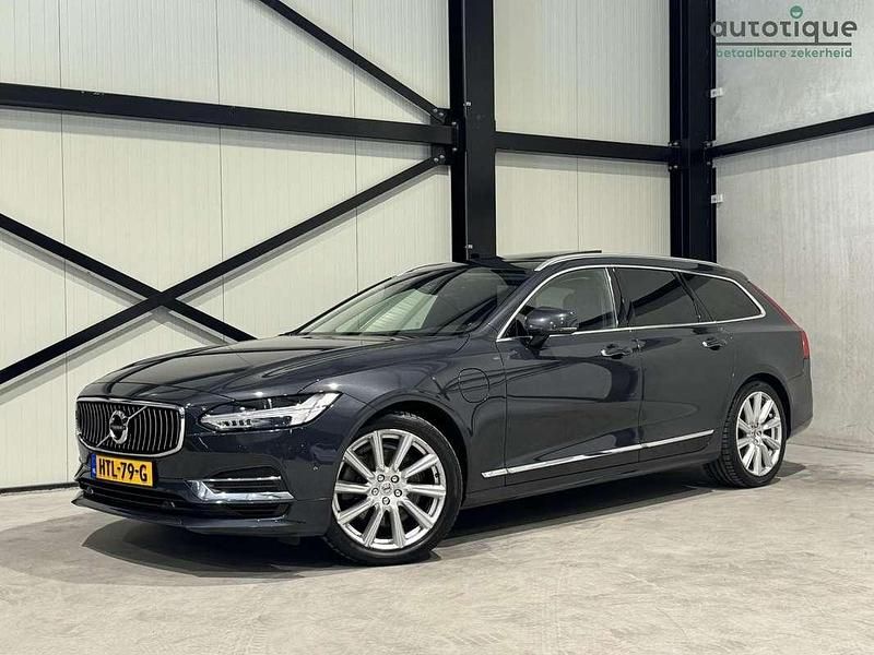 Grijs, metallic lak Gebruikt 2019 Volvo V90 Inscription Stationwagen | € 30.940 (Eerlijke prijs) - Afbeelding 1/4