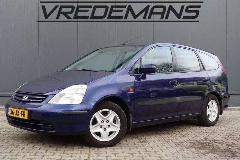 Blauw (metallic) Gebruikt 2002 Honda Stream ES MPV | € 1.750 - Afbeelding 1/4