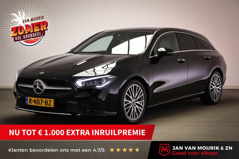 Zwart Gebruikt 2022 Mercedes CLA180 Shooting Brake Luxury Stationwagen | € 33.695 - Afbeelding 1/4
