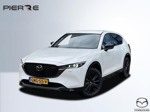 Rhodium white (wit parelmoer) Gebruikt 2024 Mazda CX-5 Homura-Line SUV | € 46.845 (Duur) - Afbeelding 1/4