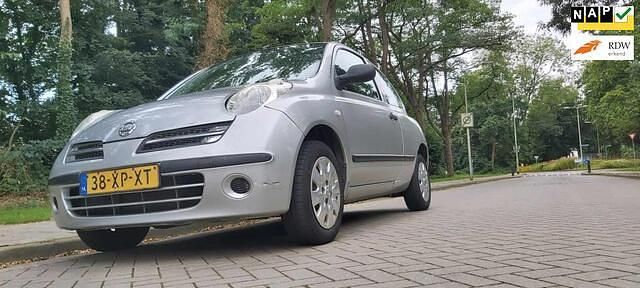 Grijs Occasion 2007 Nissan Micra Hatchback | € 1.350 (Eerlijke prijs) - Afbeelding 1/4