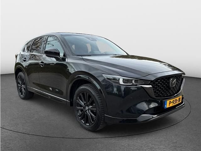 Jet black metallic (zwart metallic) Gebruikt 2022 Mazda CX-5 Sportive SUV | € 29.950 (Goede deal) - Afbeelding 1/1