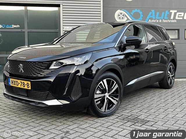 Zwart Gebruikt 2021 Peugeot 5008 GT MPV | € 27.950 (Duur) - Afbeelding 1/4