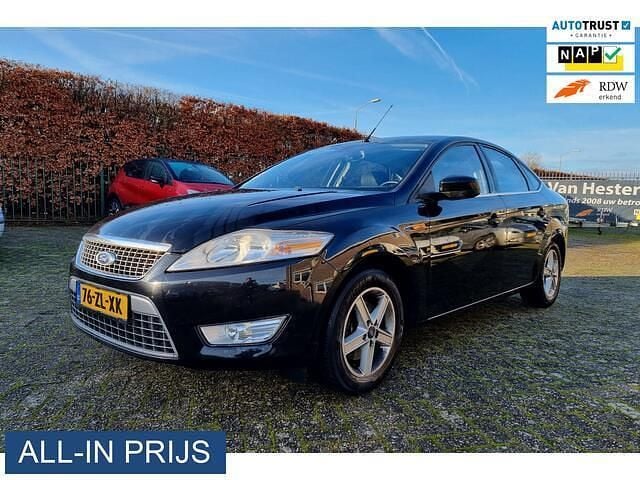 Zwart Occasion 2008 Ford Mondeo Titanium Sedan | € 1.850 (Eerlijke prijs) - Afbeelding 1/4