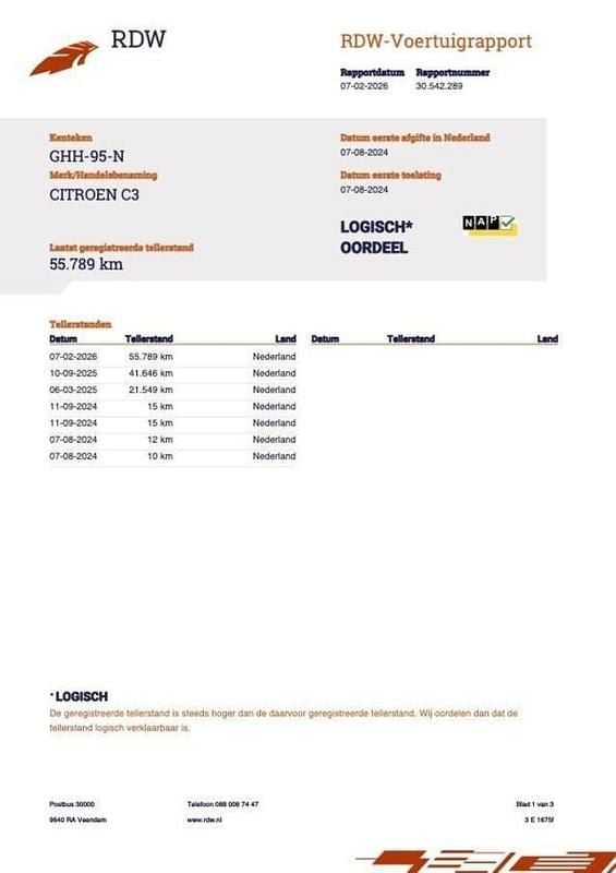 Occasion Citroën C3 Feel 83 PK (61 kW) 2024 Zwart Hatchback