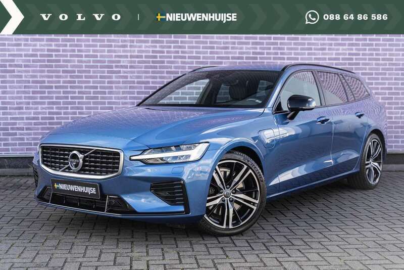 Blauw Gebruikt 2020 Volvo V60 R-Design Stationwagen | € 33.899 (Eerlijke prijs) - Afbeelding 1/4