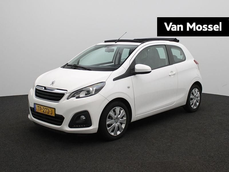 Wit Gebruikt 2018 Peugeot 108 Active Hatchback | € 8.395 (Eerlijke prijs) - Afbeelding 1/4