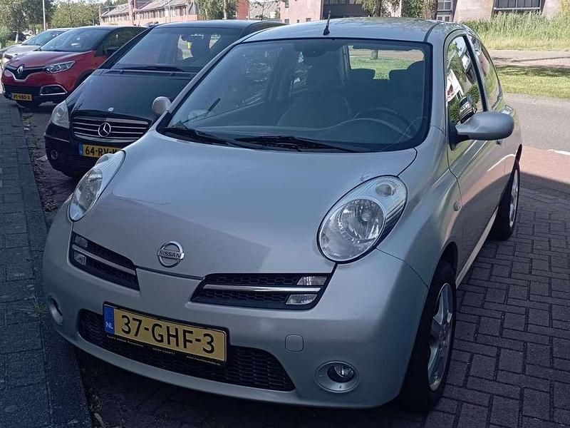 Zilver Gebruikt 2008 Nissan Micra Hatchback | € 2.600 (Eerlijke prijs) - Afbeelding 1/4