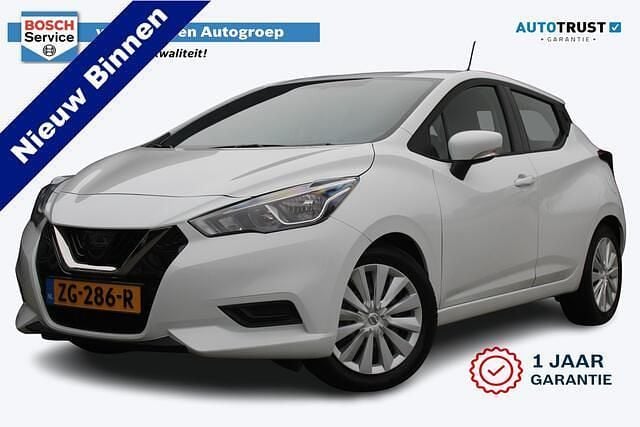 Wit Gebruikt 2019 Nissan Micra Acenta Hatchback | € 10.750 (Goede deal) - Afbeelding 1/4