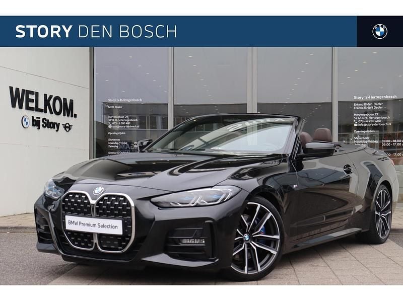 Zwart Occasion 2021 BMW 430 Cabriolet Executive Cabriolet | € 46.950 (Iets duurder) - Afbeelding 1/4