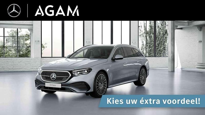 Zilver Nieuw 2025 Mercedes E300 Sport Edition Stationwagen | € 74.550 (Super prijs) - Afbeelding 1/4