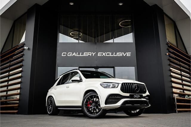 Wit (parellak) Occasion 2022 Mercedes GLE53 AMG Premium Plus SUV | € 84.495 (Super prijs) - Afbeelding 1/4