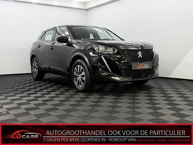 Zwart Occasion 2021 Peugeot 2008 Active SUV | € 14.950 (Super prijs) - Afbeelding 1/4