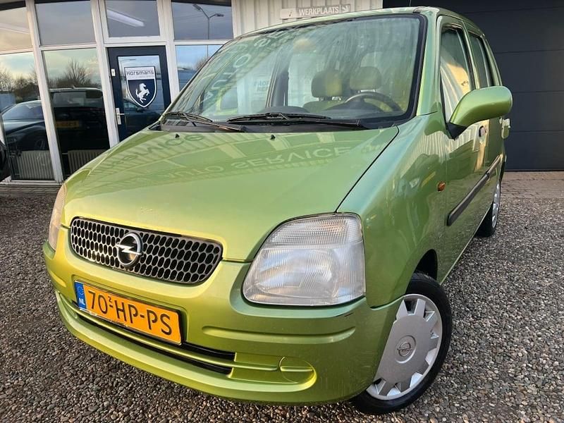 Groen Occasion 2001 Opel Agila Comfort Hatchback | € 1.690 (Duur) - Afbeelding 1/4