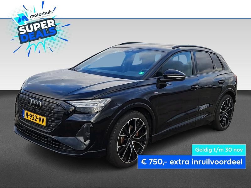 Zwart Gebruikt 2021 Audi Q4 e-tron Comfort SUV | € 33.990 (Iets duurder) - Afbeelding 1/4