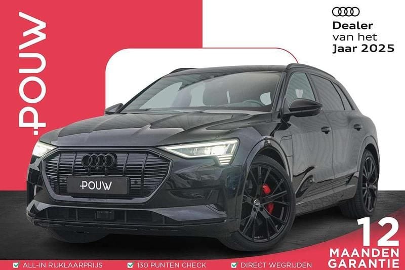 Zwart Gebruikt 2019 Audi e-tron Advanced Plus SUV | € 29.900 (Eerlijke prijs) - Afbeelding 1/4