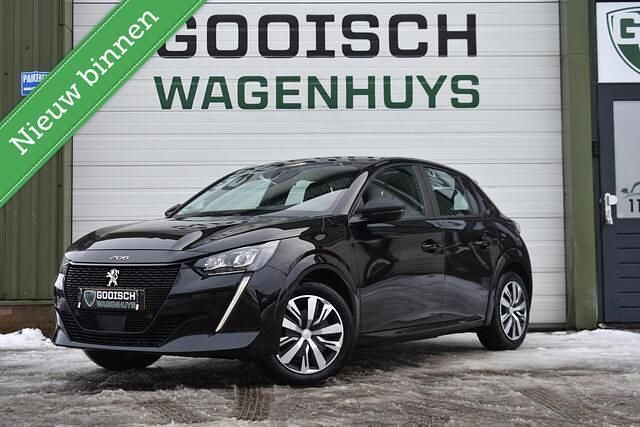 Zwart Occasion 2020 Peugeot e-208 Active Hatchback | € 11.395 (Eerlijke prijs) - Afbeelding 1/4