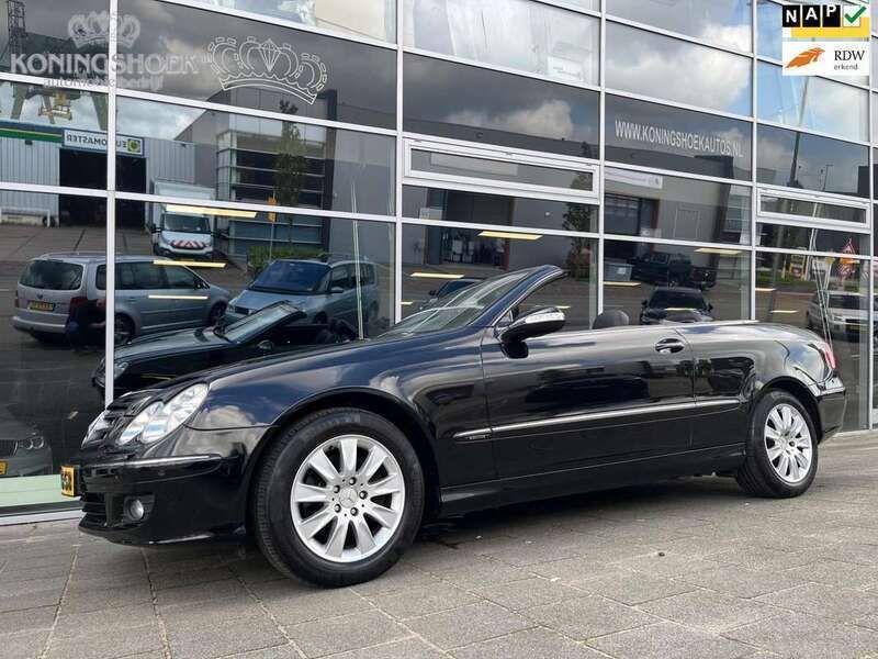 Zwart Gebruikt 2007 Mercedes CLK200 Elegance Cabriolet | € 7.950 (Eerlijke prijs) - Afbeelding 1/4