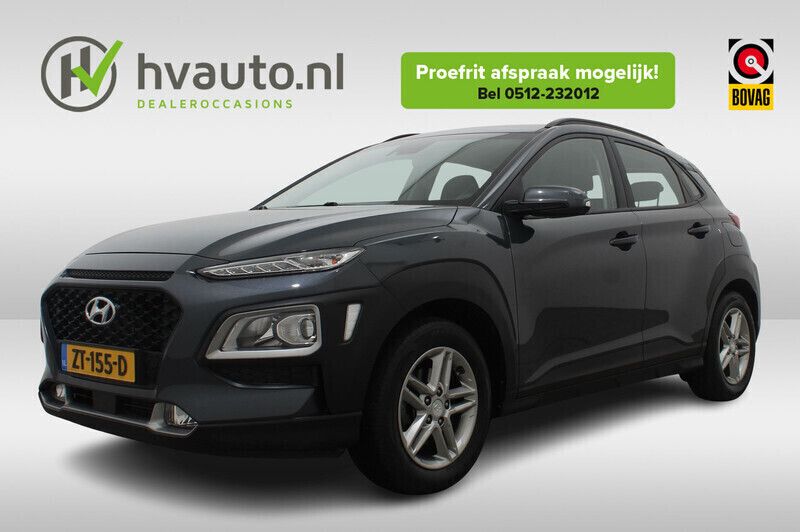 Grijs Gebruikt 2019 Hyundai Kona Comfort SUV | € 16.945 (Eerlijke prijs) - Afbeelding 1/4